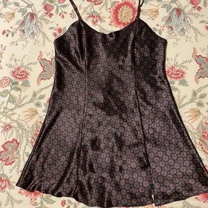 Victoria’s Secret Black Patterned Slip Lingerie